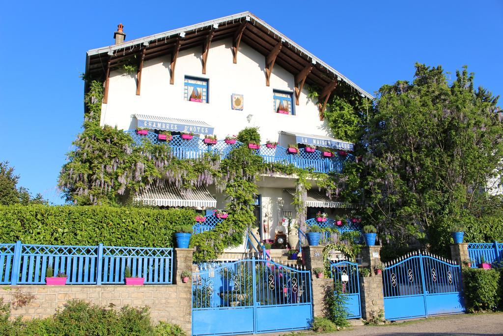 Chambres D'Hotes La Maison Bleue Souvans Exterior foto